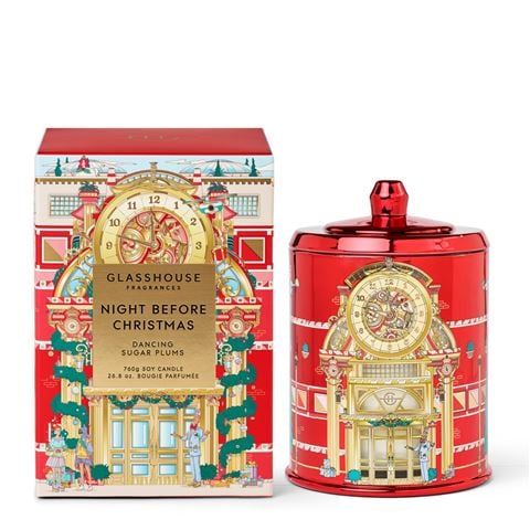 Glasshouse Candle 760g Night Before Christmas - Peter's of Kensington