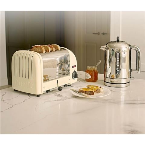 Dualit - Vario 4 slice Toaster Canvas White