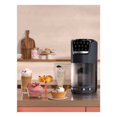 Tefal - Dolci Black Knight Ice Cream Maker w/Nesquik Bundle NQ32IG6048
