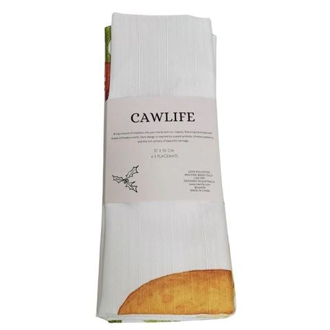 Caw - Hronia Polla Placemat Set 6pce 37x50cm