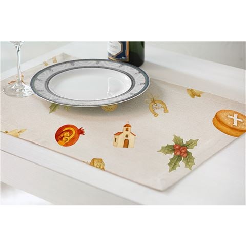 Caw - Hronia Polla Placemat Set 6pce 37x50cm