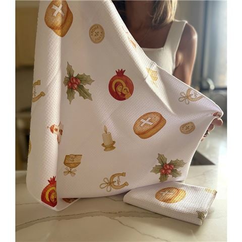 Caw - Hronia Polla Tea Towel Set 50x70cm 2pce