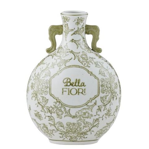 Coast To Coast Puglia Ceramic Vase 19.5x13x26cm Olive - Peter's of Kensington