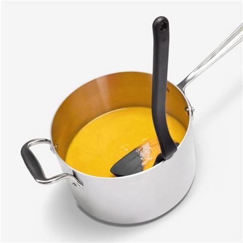 Dreamfarm - Fladle Fold Flat Scraping Ladle Black