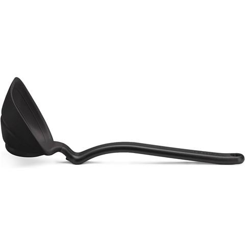 Dreamfarm - Fladle Fold Flat Scraping Ladle Black