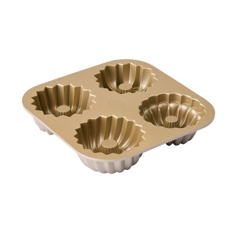 Bakemaster - Assorted Mini Fluted Ring Cake Pan 24x24cm