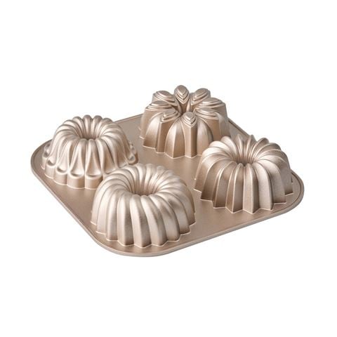 Bakemaster - Assorted Mini Fluted Ring Cake Pan 24x24cm