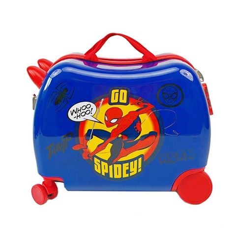 Marvel - Spiderman Ride-On Hard Suitcase Blue/Red