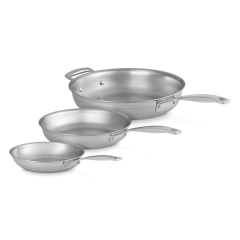 Le Creuset - 3-Ply Stainless Steel Frypan Set 20/24/28cm 3pce