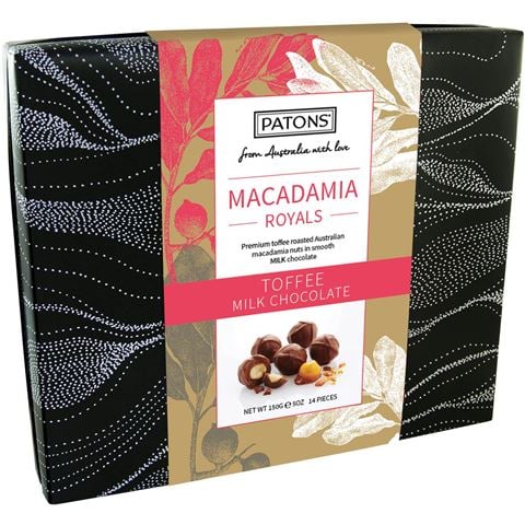 Paton's - Macadamia Royals w/Toffee Milk Chocolate 150g