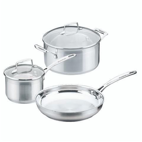 Scanpan - Impact Complete Starter Set w/Saucepan, Casserole & Frypan 3pce