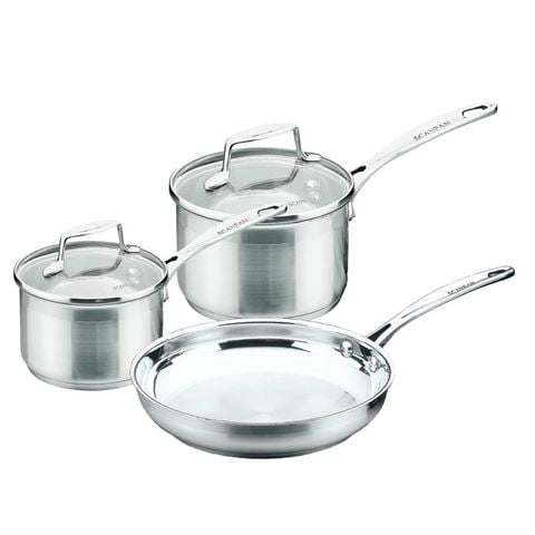 Scanpan - Impact Cookware Starter Set w/2 Saucepans & Frypan 3pce
