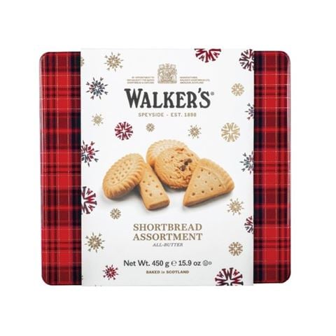 Walkers - Festive Shortbread Assortment Tin 450g