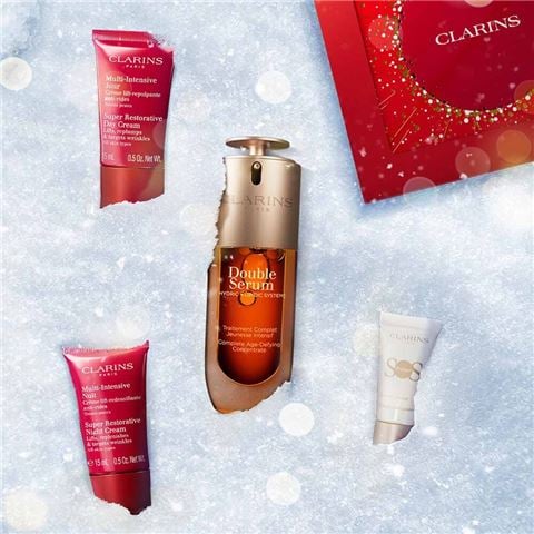 Clarins - Double Serum & Super Restorative Collection Set 4pce