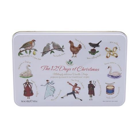 Gardiners - Vanilla Fudge w/12 Days of Xmas Tin 400g