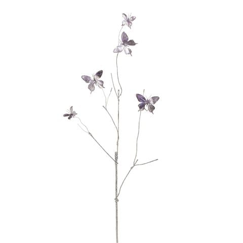Raz - Holiday Rendezvous Purple Butterfly Branch