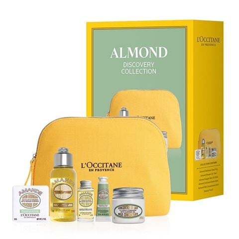L'Occitane - Almond Discovery Collection w/Beauty Pouch 6pce