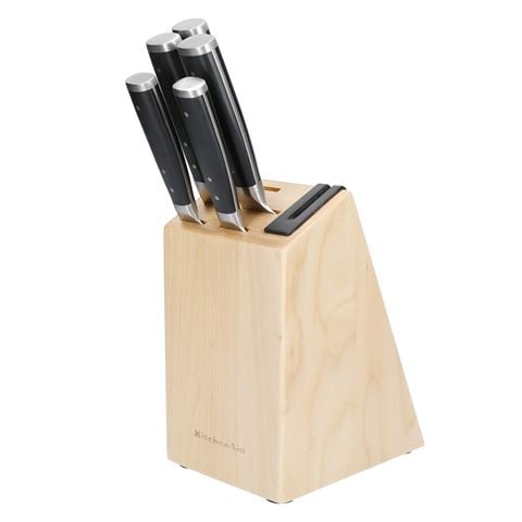 KitchenAid - Birchwood Knife Block Set 5pce