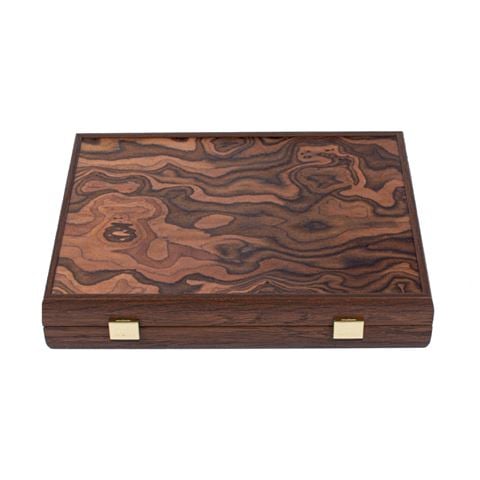 Manopoulos - Mahjong Tiles w/California Walnut Burl Wooden Case 31x24cm