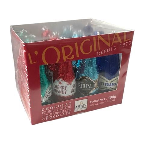 Abtey Chocolatiers - Original Liqueurs Dark Chocolate Assortment 108g 12pce