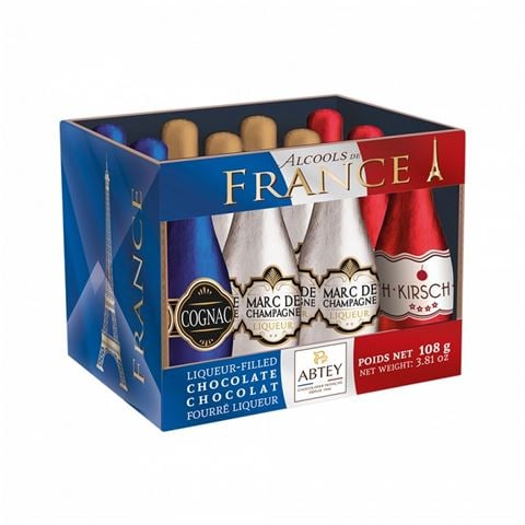Abtey Chocolatiers - French Liqueurs Dark Chocolate Assortment 12pce  108g