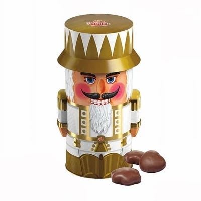 Wicklein - Nutcracker Tin w/Milk Chocolate Gingerbread Cherry Filling 200g
