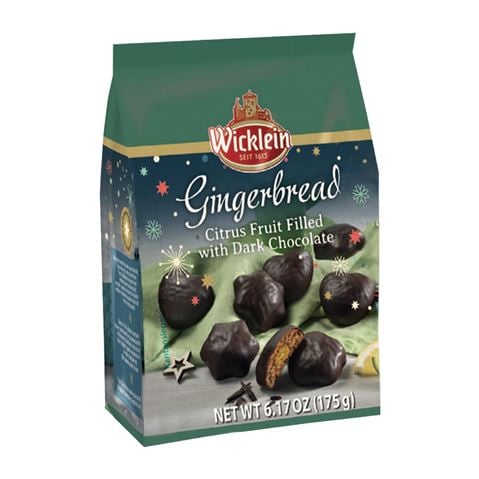 Wicklein - Dark Chocolate Gingerbread Cookies w/Citrus Fruit Filling 175g