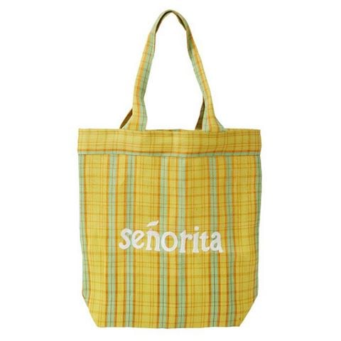 Coastal Home - Senorita Recycled Tote Yellow 38x10x40cm