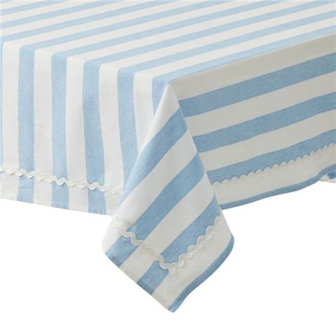 Coast To Coast - Orla Cotton Tablecloth Sky/Ivory 150x250cm