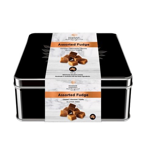 Random Harvest - Assorted Fudge Tin 125g