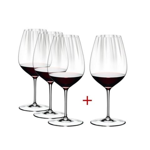 Riedel - Performance Pay 3 Get 4 Cabernet/Merlot Wine Glasses