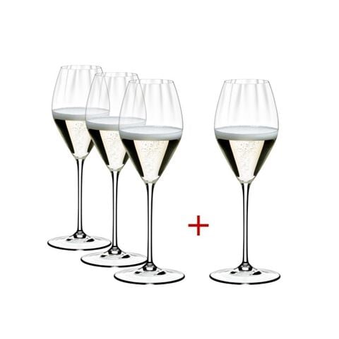 Riedel - Performance Pay 3 Get 4 Champagne Wine Glasses