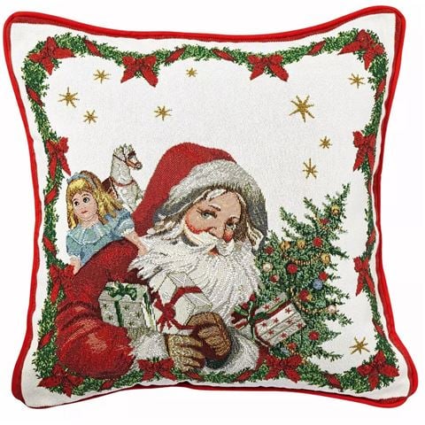 Villeroy & Boch - Toy's Fantasy Tapestry Cushion Santa