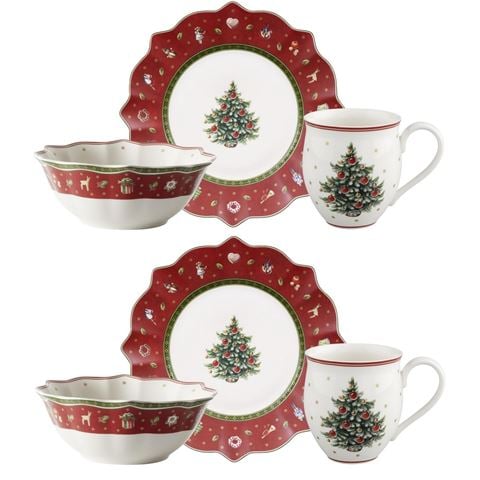 Villeroy & Boch - Toy's Delight Breakfast Set Red 6pce