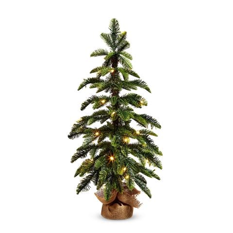 Raz - Greenery Lighted Pine Tree w/Bag