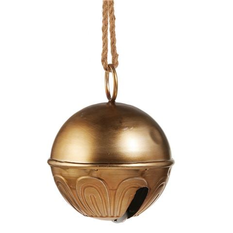 Raz - Deck The Halls Gold Sleigh Bell Large