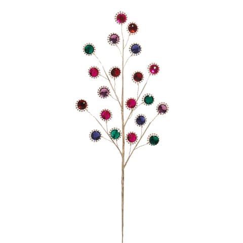 Raz - All Of The Trimmings Multicoloured Jewelled Spray 80cm