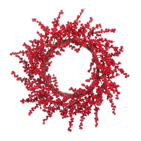 Raz - Winterberry Red Berry Wreath