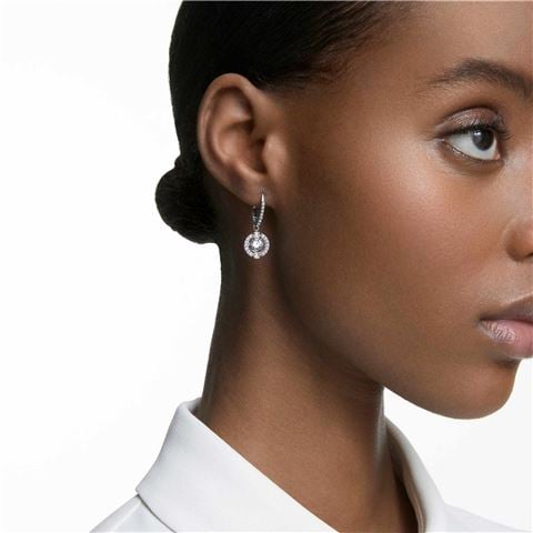 Swarovski Jewellery - Una Dancing Crystal Drop Earrings w/Rhodium Plate