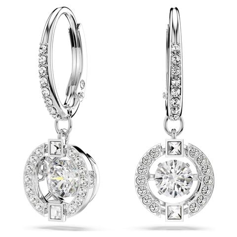 Swarovski Jewellery - Una Dancing Crystal Drop Earrings w/Rhodium Plate