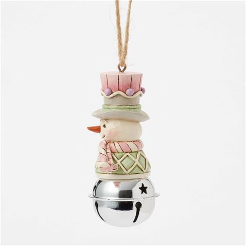 Heartwood Creek - Sweets Snowman Bell Ornament 9cm