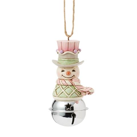 Heartwood Creek - Sweets Snowman Bell Ornament 9cm