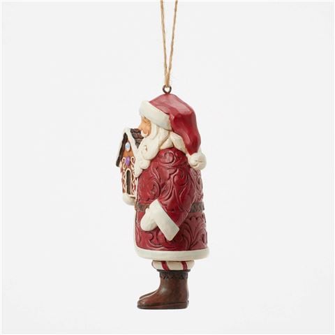 Heartwood Creek - Gingerbread Santa Ornament 10cm