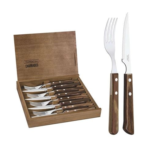 Tramontina - Churrasco Premium FSC Certified Vaniera Cutlery Set 8pce