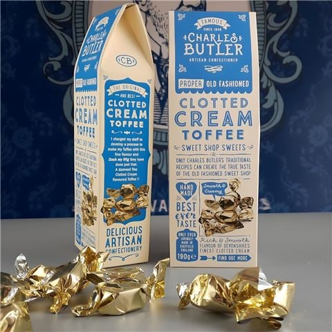 Charles Butler - Clotted Cream Toffees 190g
