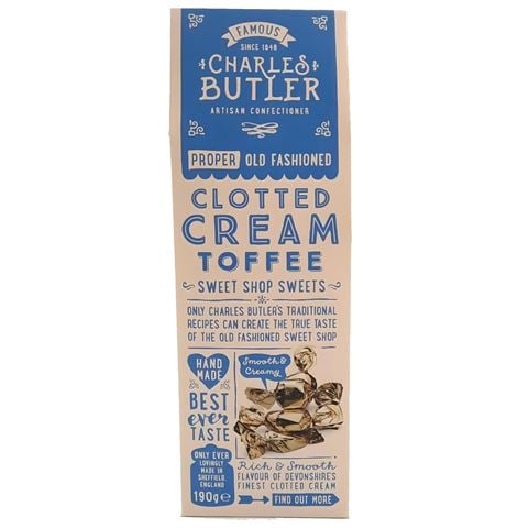 Charles Butler - Clotted Cream Toffees 190g