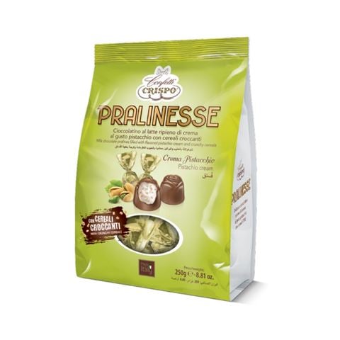 Confetti Crispo - Milk Praline with Pistachio Cream 250g