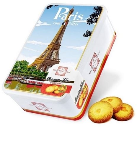 Delaunay Levielle - Nice & Eiffel Tower Biscuits Tin 300g