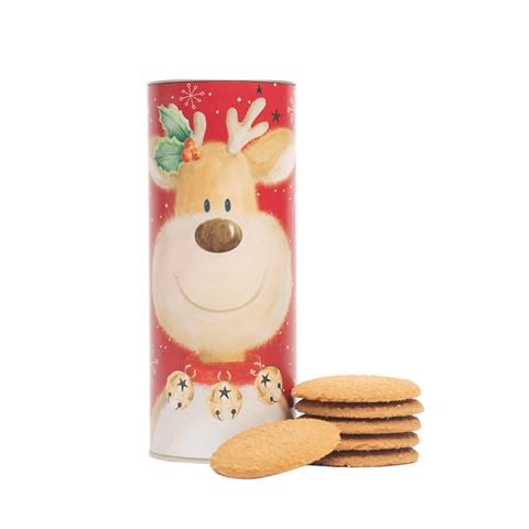 Farmhouse - Christmas Reindeer Ginger Biscuit Tube 240g
