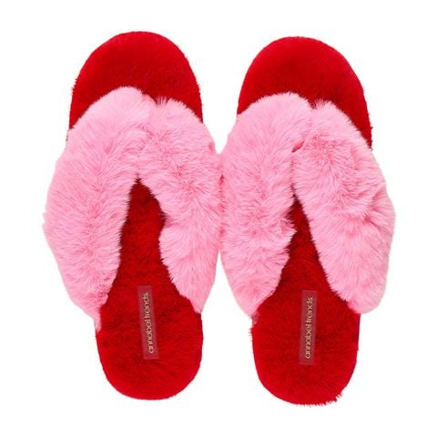 A.Trends - Cosy Luxe Thongs Cherry Candy Large